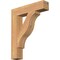 Ekena Millwork Funston Block Smooth Bracket, Western Red Cedar, 3 1/2"W x 18"D x 22"H BKT04X18X22FST05SWR - alternate 1